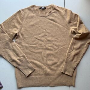 Uniqlo Women’s Cashmere Tan Sweater
